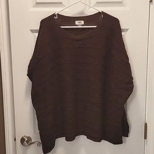 Sweater poncho